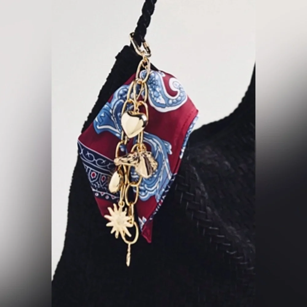 NWT Anthropologie Heritage Bow Bag Charm 🐎☀️❤️🔒